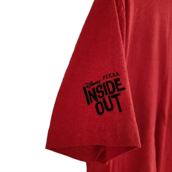 DISNEY PIXAR INSIDE OUT ANGER TEE SZ MEDIUM - Picture 3 of 6